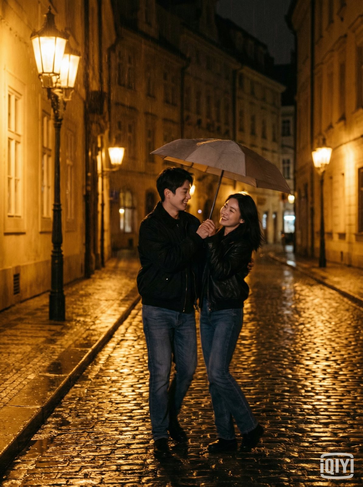 暗网短视频-浪漫雨夜微电影